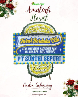 Papan Bunga Duka di Talagamori