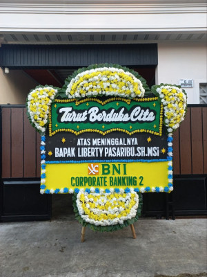 Papan Bunga Duka di Talagamori