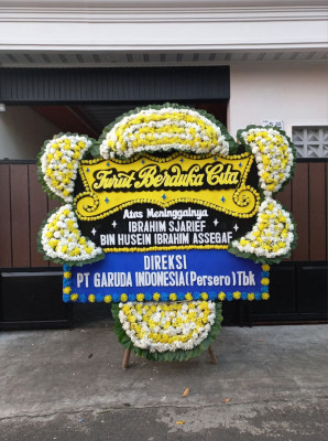 Papan Bunga Duka di Talagamori