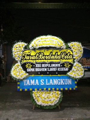 Papan Bunga Duka di Talagamori