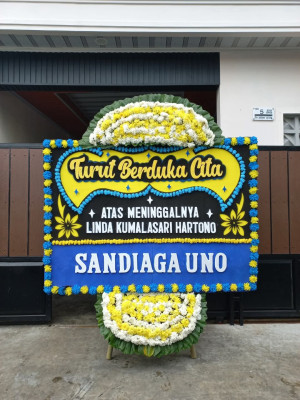 Papan Bunga Duka di Talagamori